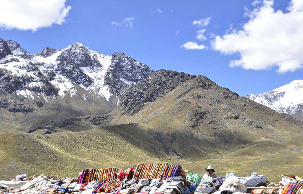 The Andes Mountains in Peru.